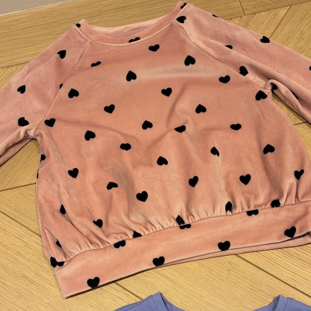 Girls Size 8 Cat & Jack Fall Clothing Bundle – 6 Tops & Hoodies